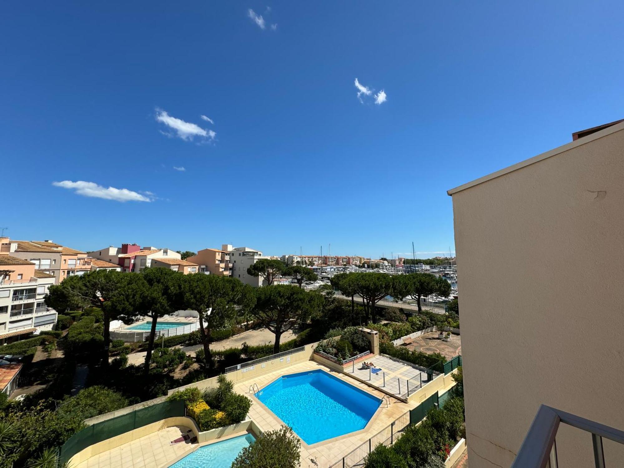 Appartamento T1 Cap D'Agde Piscine Port Esterno foto